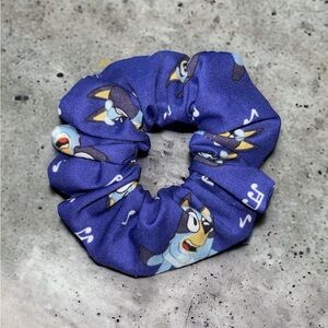 Blue  Pattern Hair Scrunchie